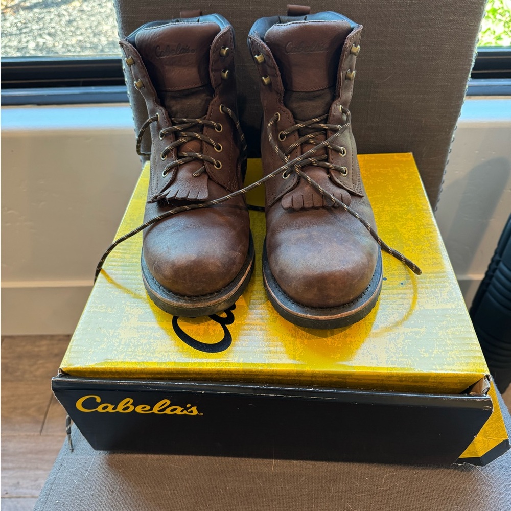 Cabela's Rugged Brown Men's Boots